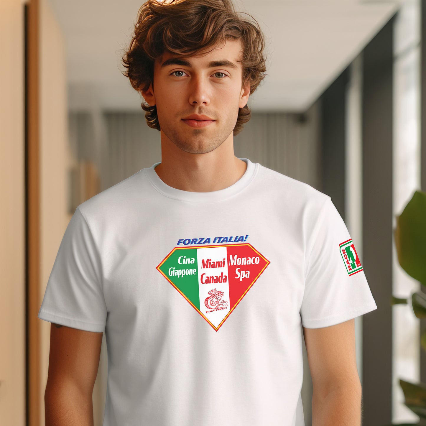 Forza Italia six wins Premium Unisex Crewneck T-shirt | Bella + Canvas 3001