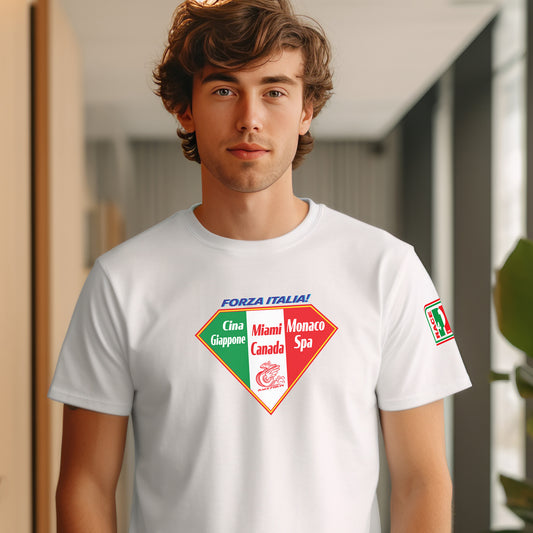 Forza Italia six wins Premium Unisex Crewneck T-shirt | Bella + Canvas 3001